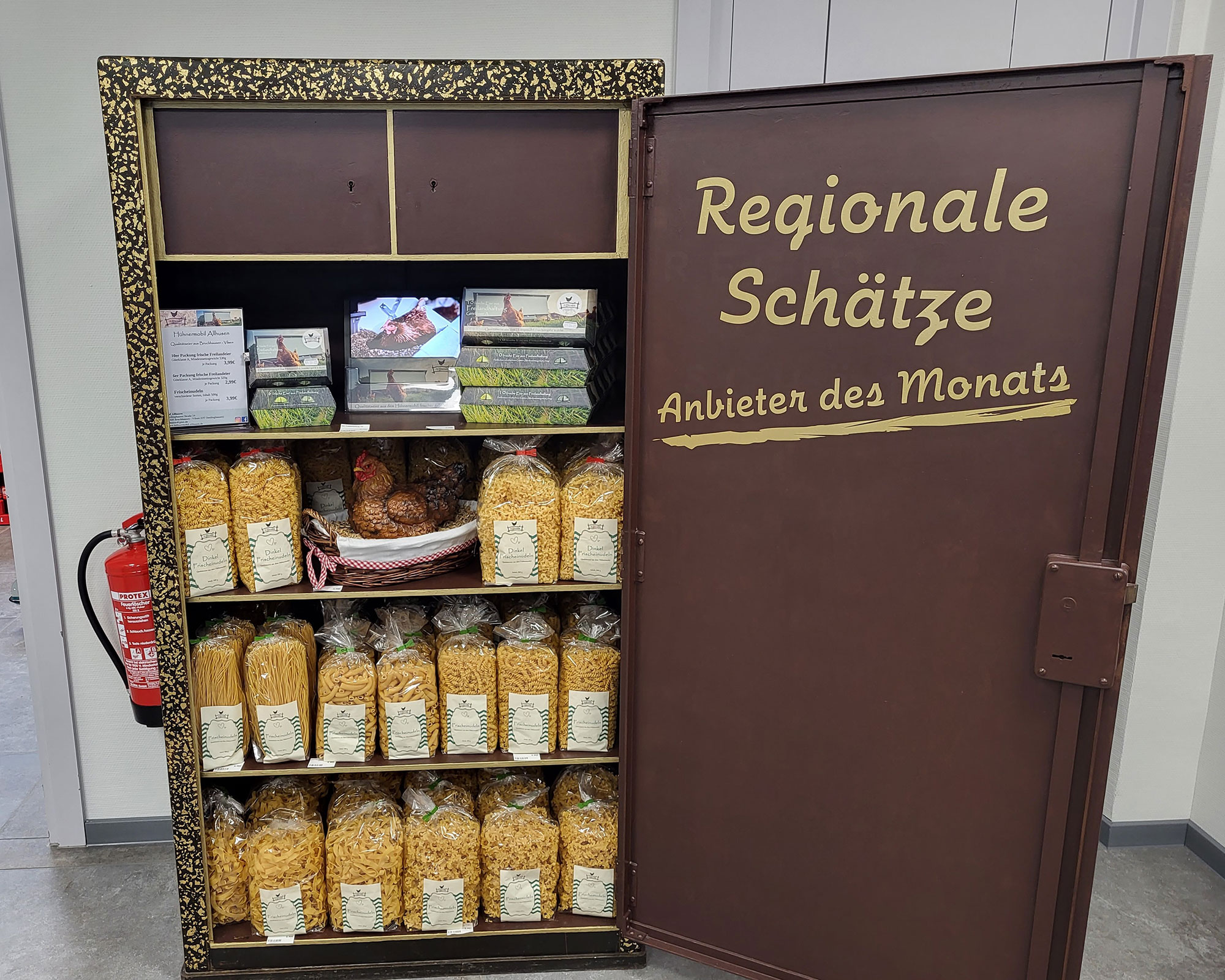 Verkaufsstand bei Emmas Supermarkt (Neubruchhausen)